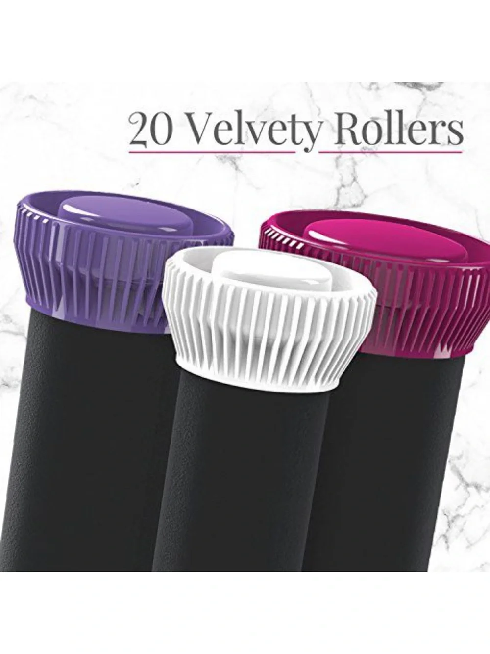 Remington Pink Styling Heat Roller Set with Purple and White Rollers